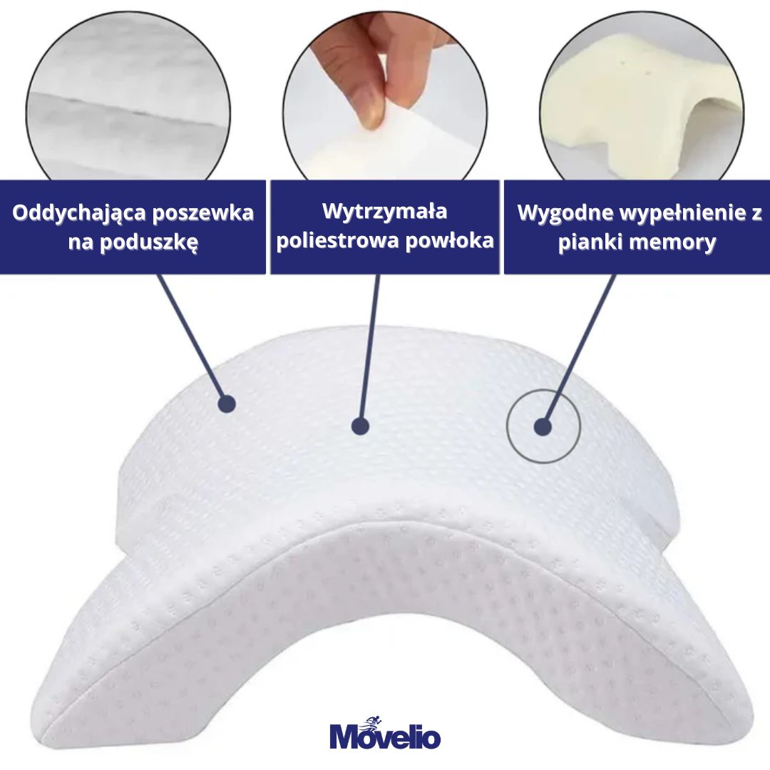 Poduszka na Ramię do Spania na Boku – Memory Foam