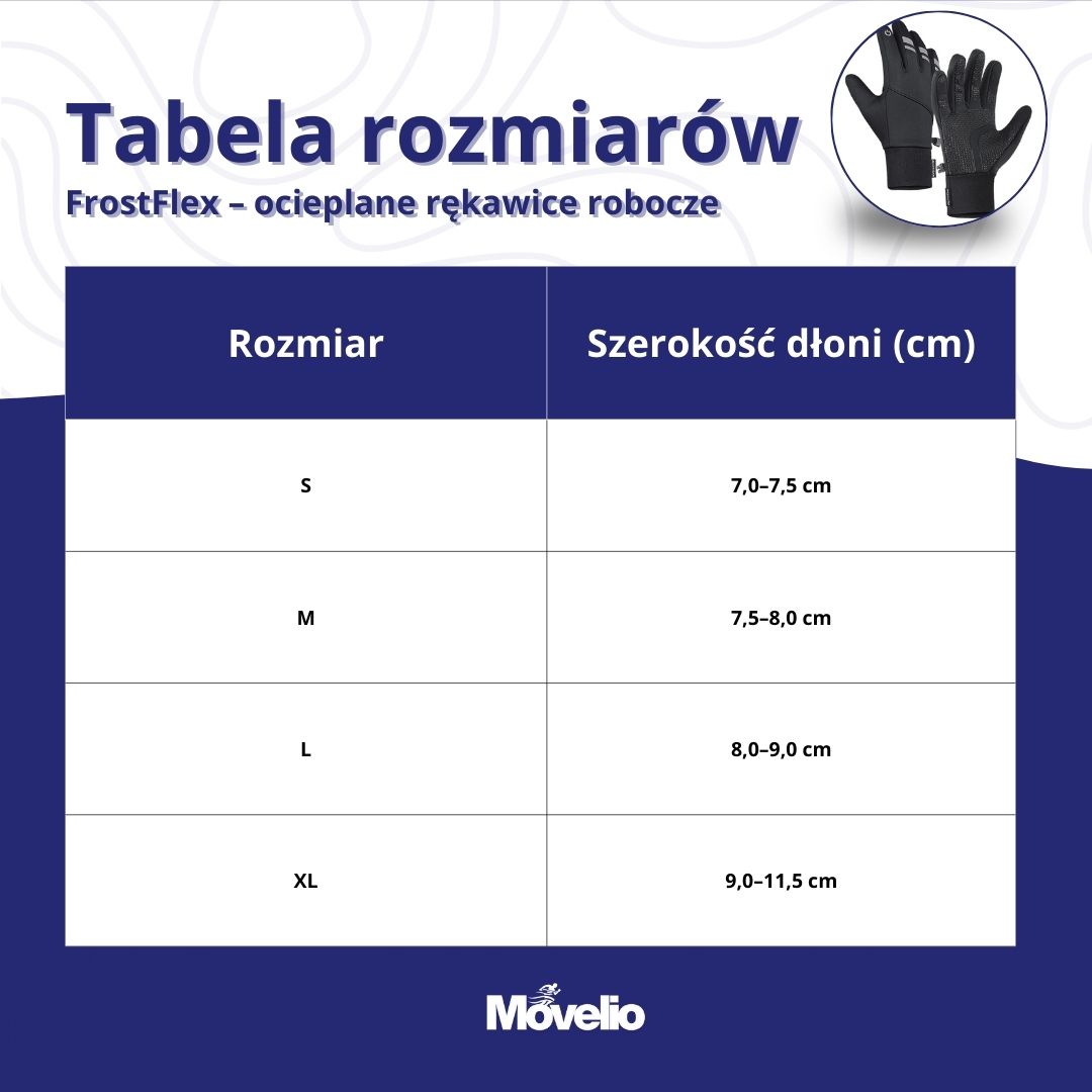 FrostFlex – ocieplane rękawice robocze