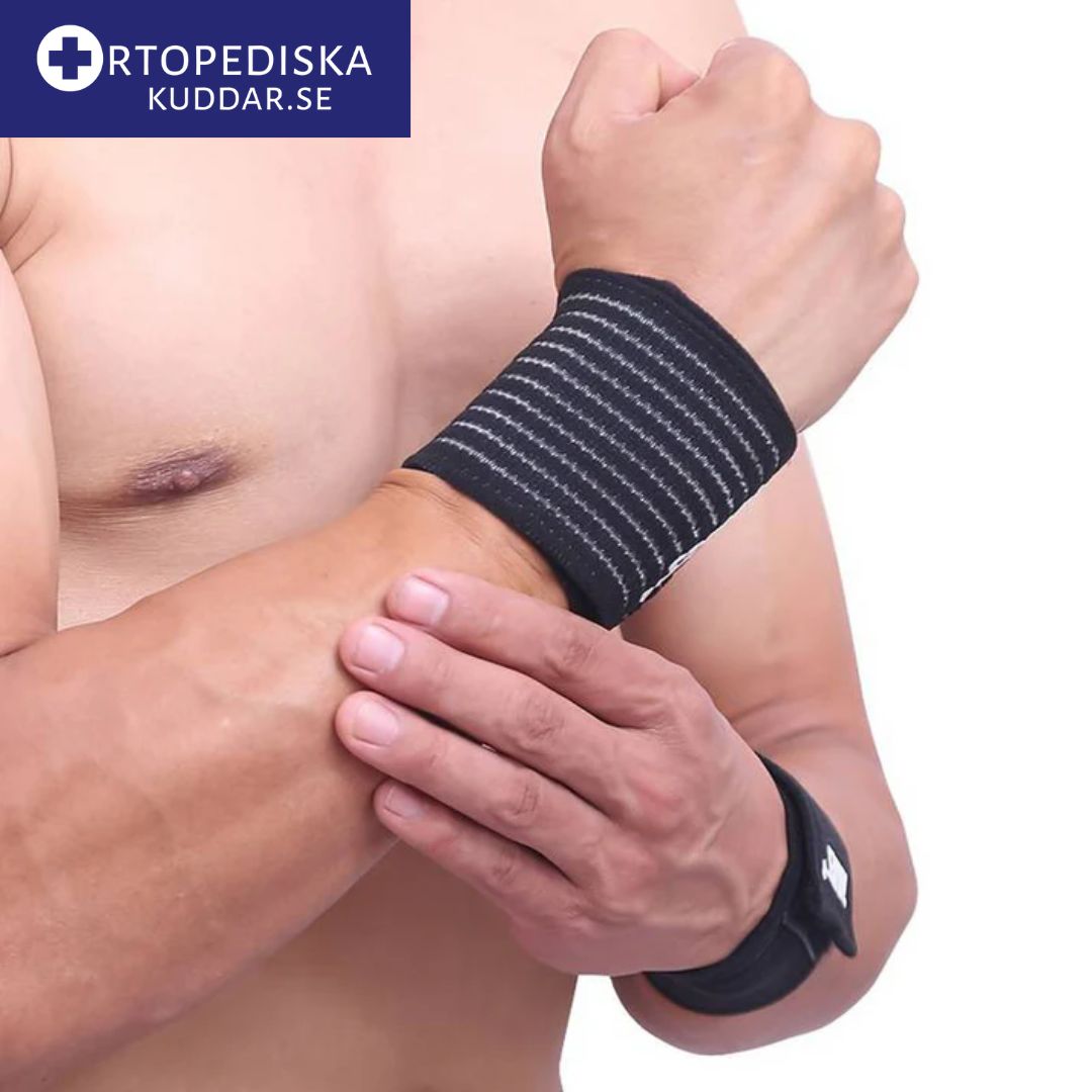 AOLIKES - sports handledsstöd - justerbar kompressionslinda