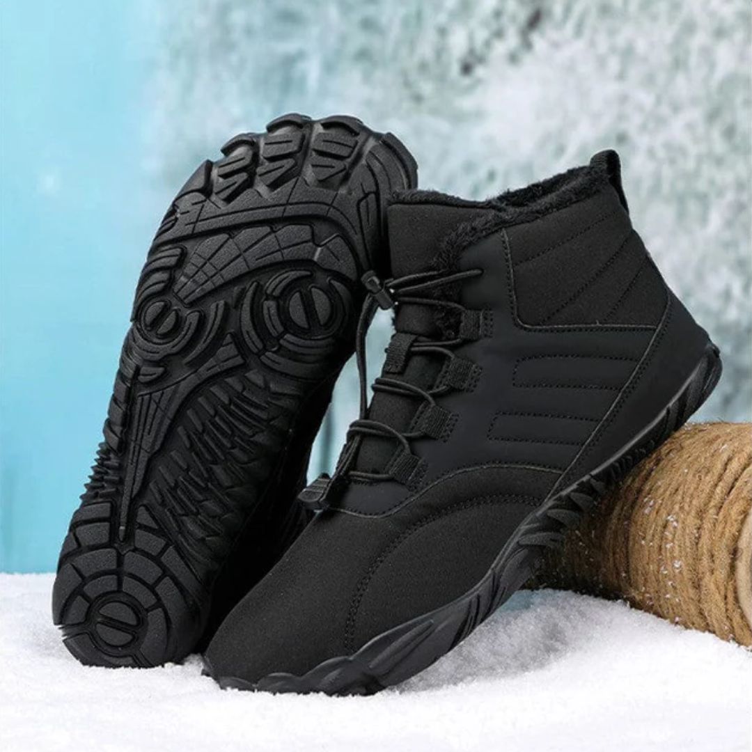 Zimowe Buty Barefoot – Wodoodporne i Antypoślizgowe