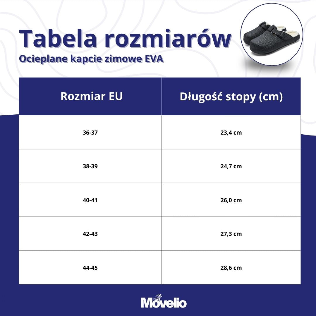 Ocieplane kapcie zimowe EVA